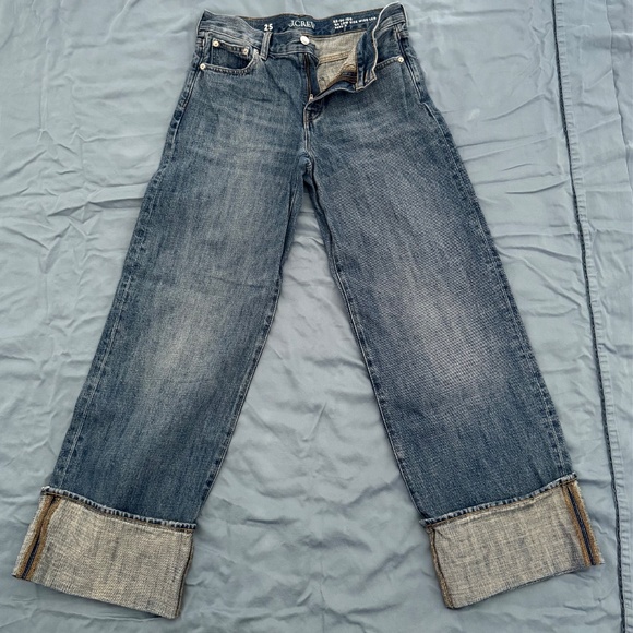 J. Crew Classic Blue Flare Jeans - Picture 2 of 4